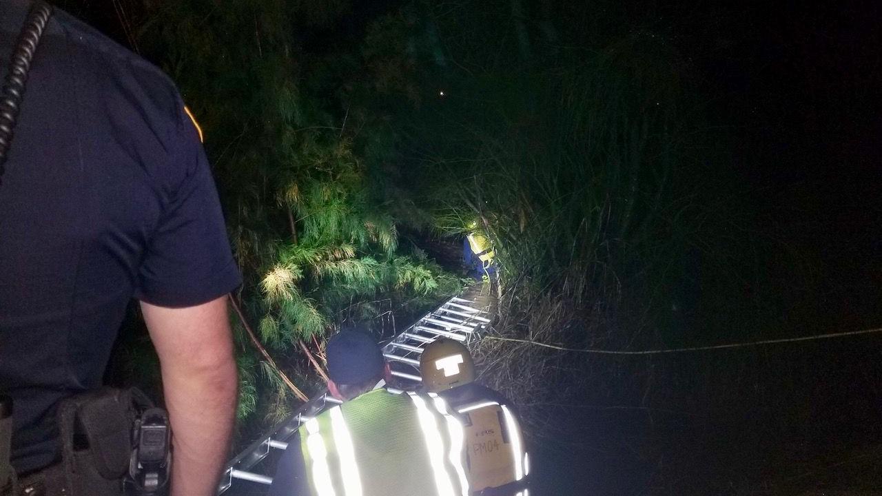Tucson firefighters rescue man after car gets stuck in wash